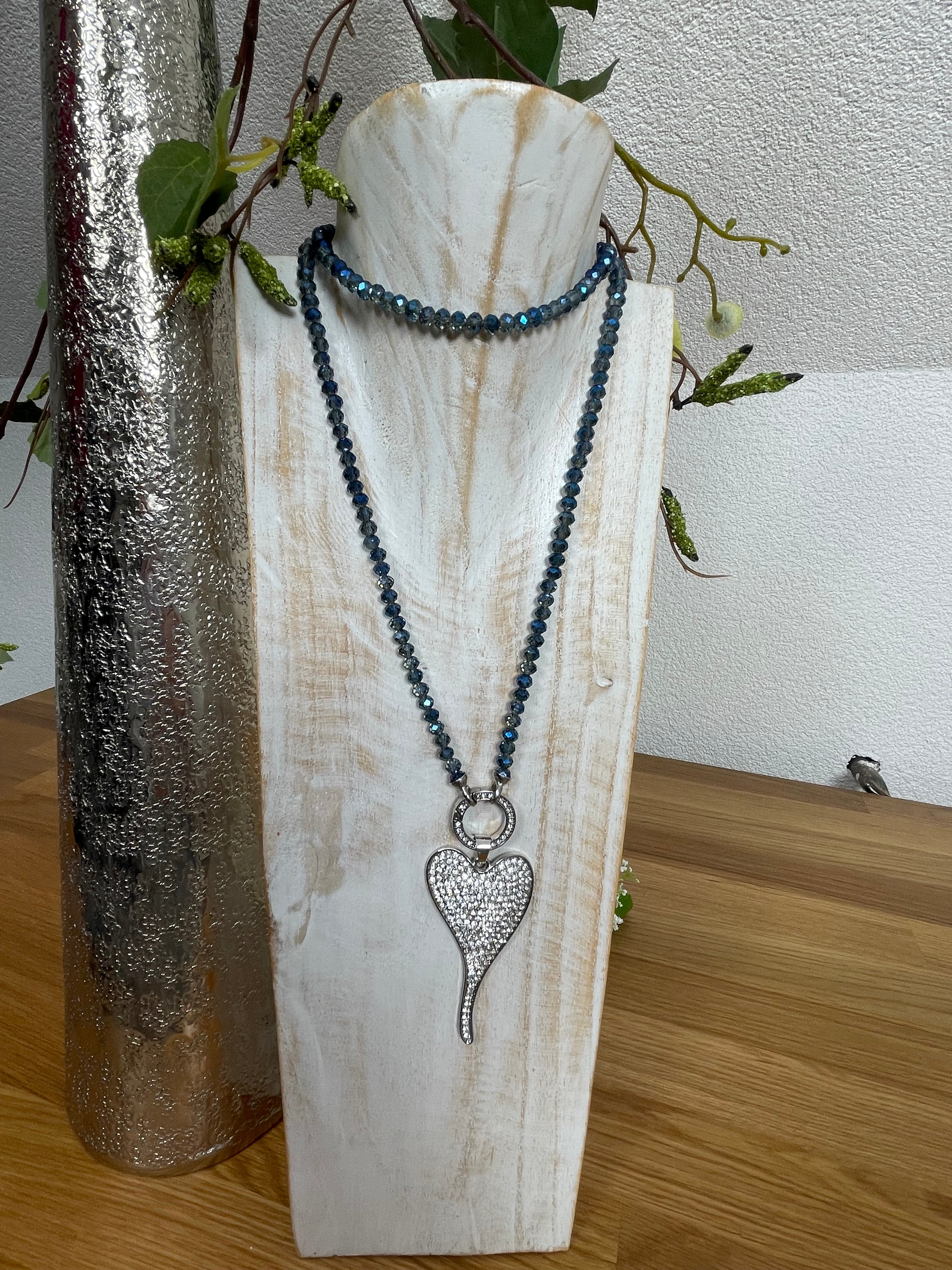 Vario - Perlen - Kette ca. 80 cm verschiedene Farben