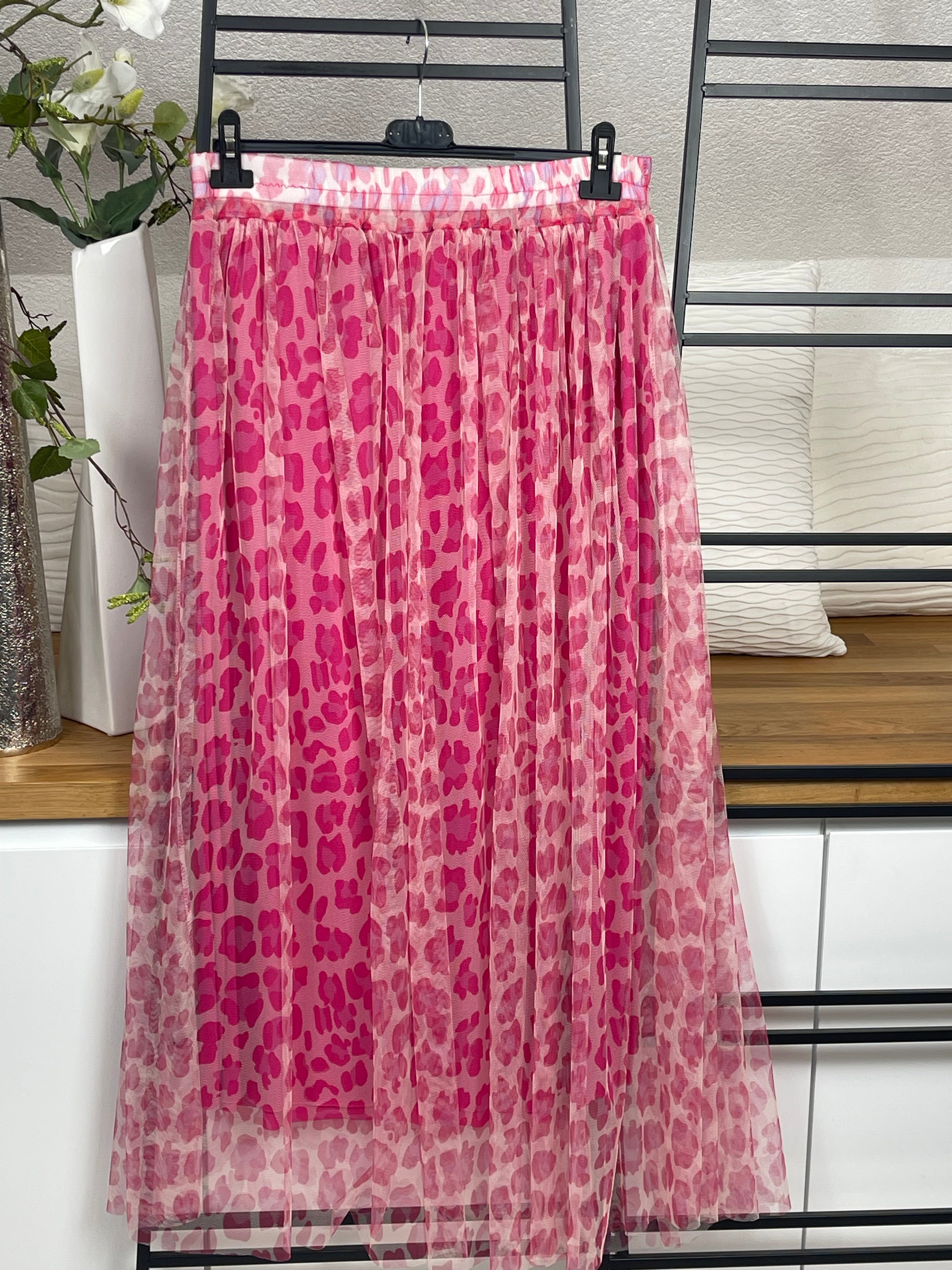 !!!!KEINE RETOURE MÖGLICH!!!! Damen - Tüllrock „Animal Print“ Einheitsgrösse Gr. 38 - 48 in 6 Farben