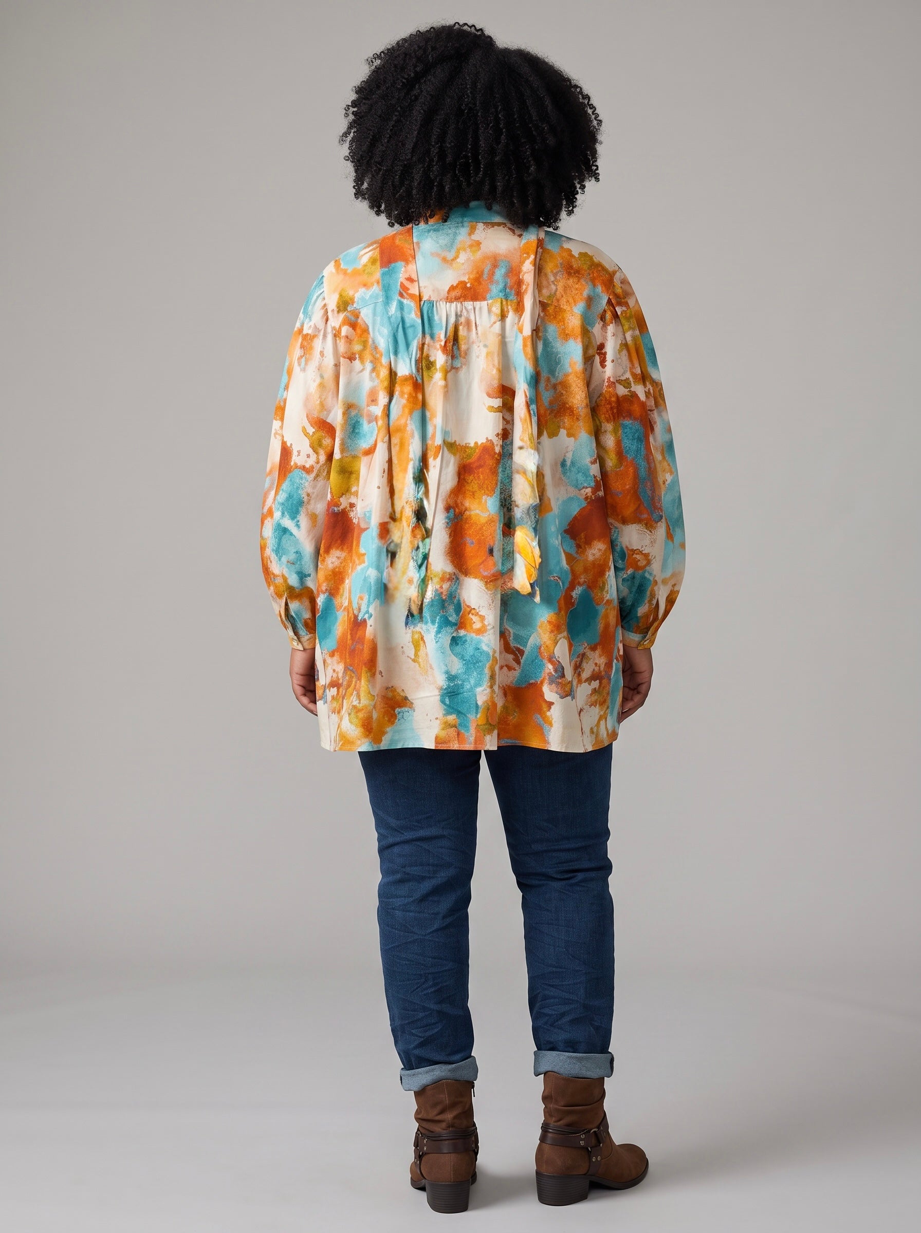 Elegante „Statement“ Bluse in 5 Varianten
