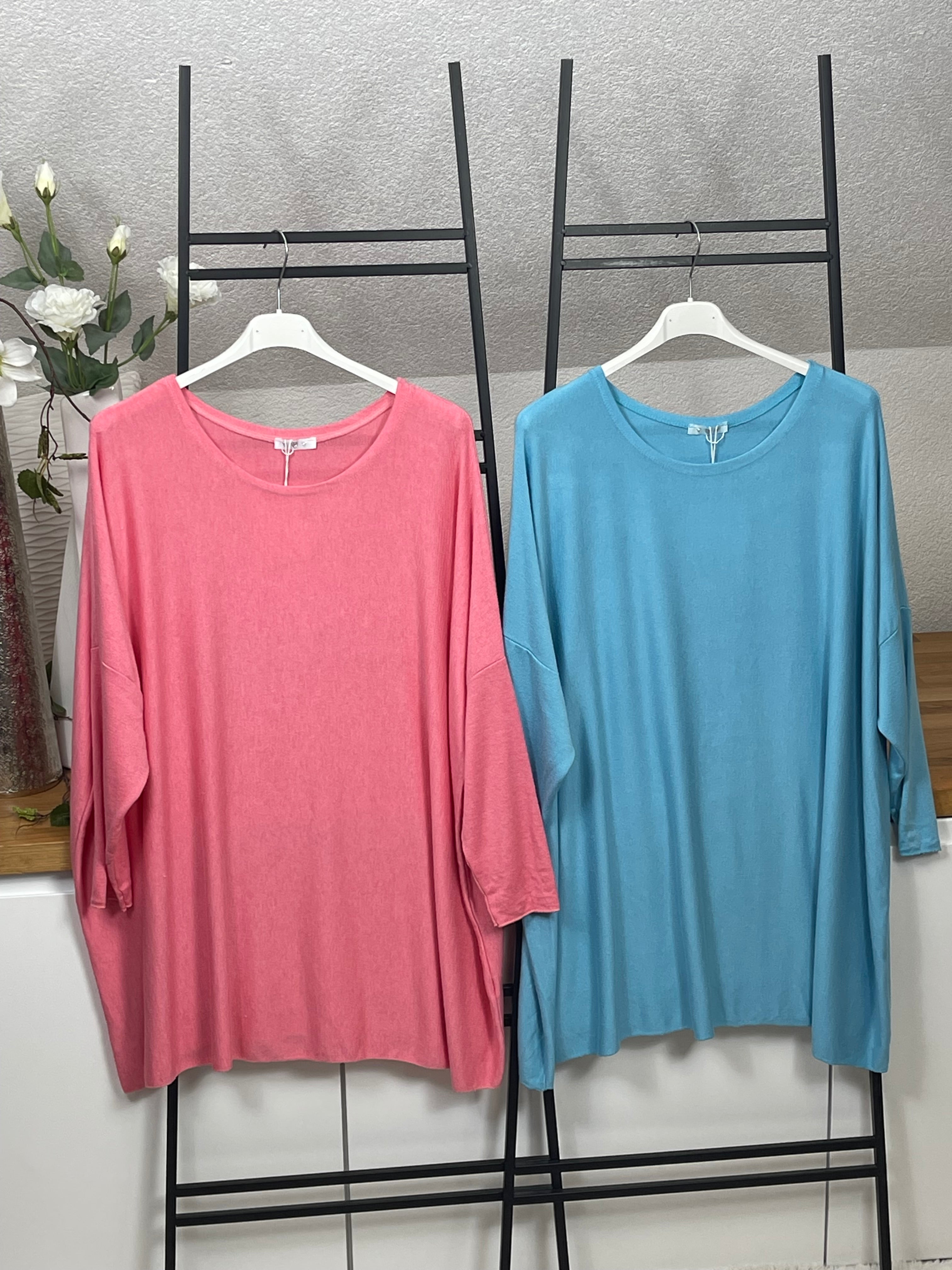 Damen - Feinstrick - Pullover Einheitsgrösse Gr. 42 - 48 in 7 Farben