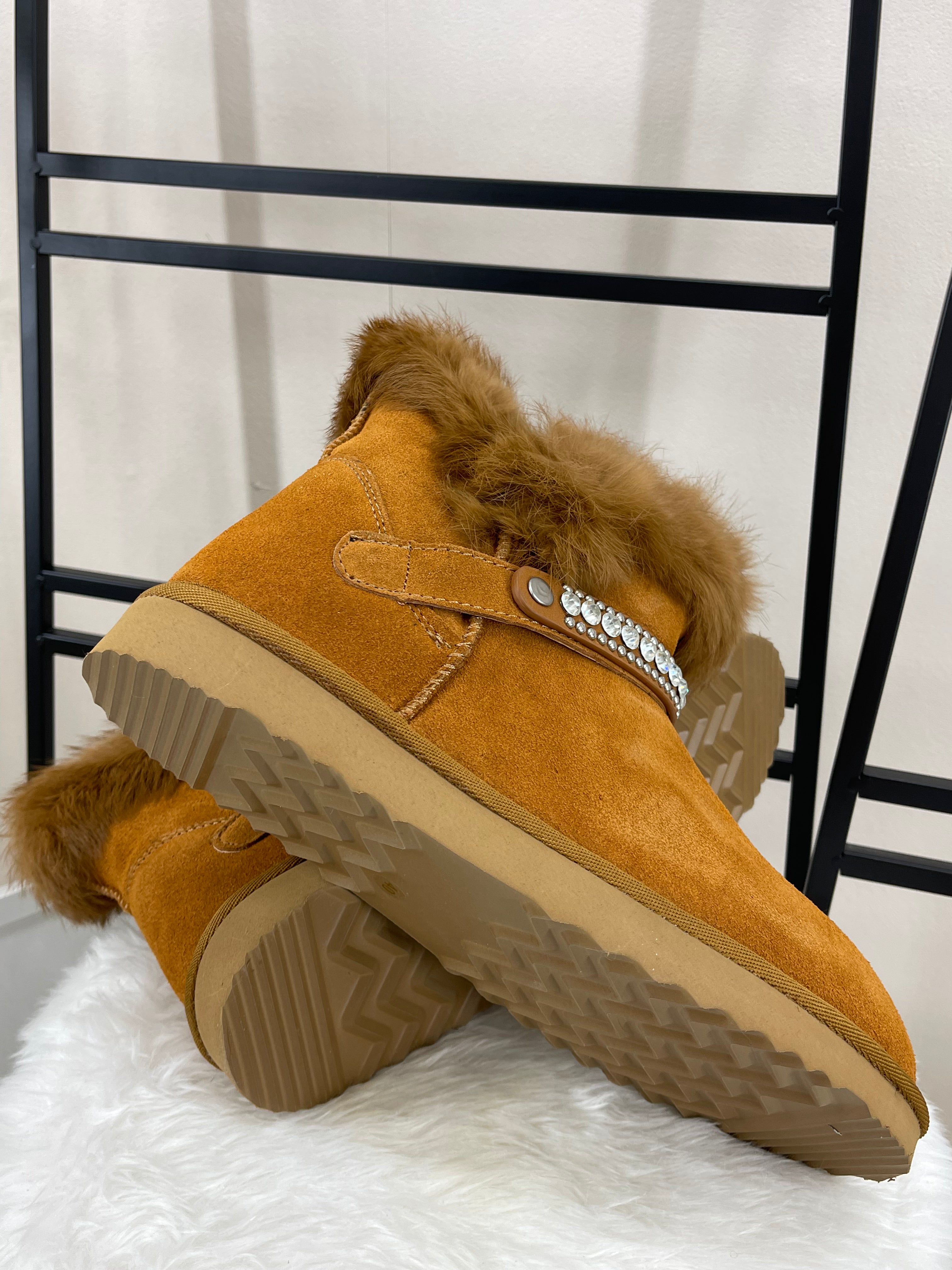 Damen Stiefelette „Echtleder“ Gr. 36 - 41