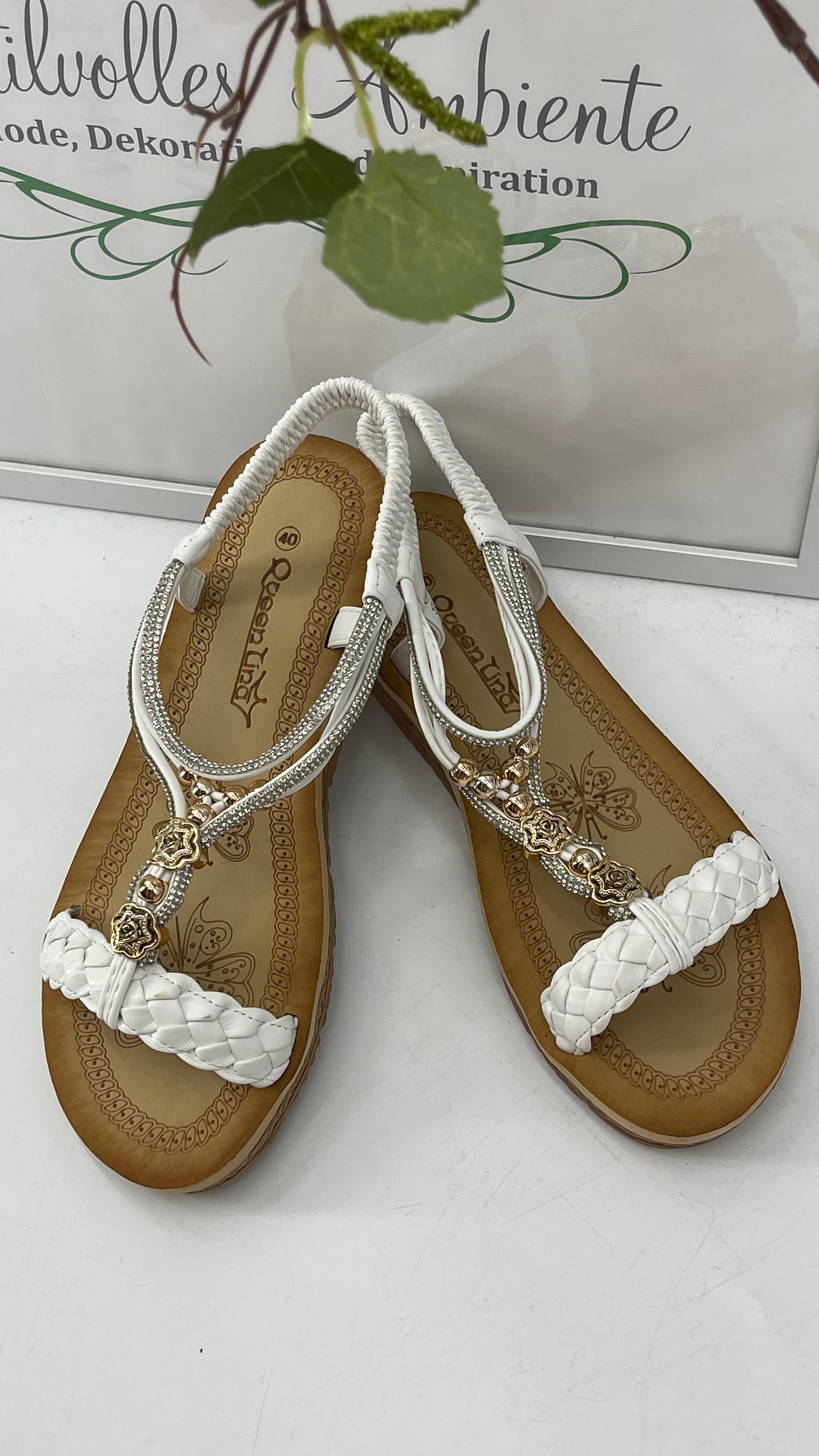 !!!!KEINE RETOURE MÖGLICH!!!! Schlupf - Sandalette mit Dehnbund  Gr. 36 - 41