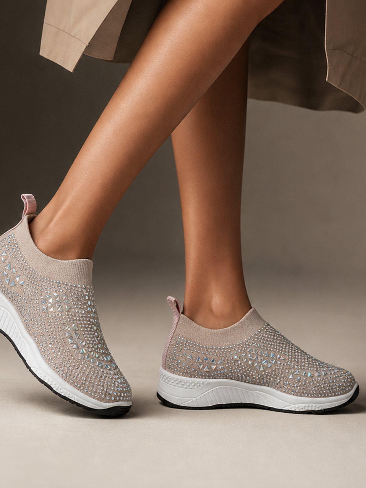 Glitzernde Sneaker mit Pailletten in 5 Farben