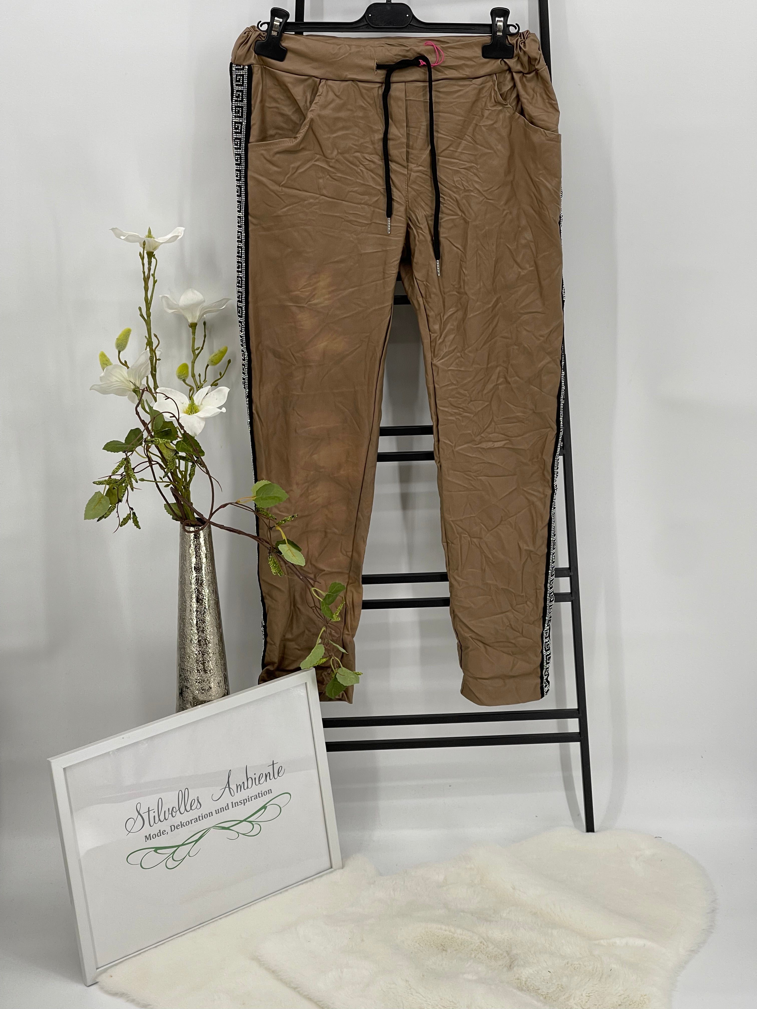 !!!!KEINE RETOURE MÖGLICH!!!! 
Jogpant „Lederimitat“ Einheitsgrösse Gr. 38 - 42 in 5 Farben